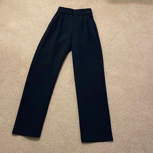 Abercrombie and Fitch Black Wide Leg Trouser Pants